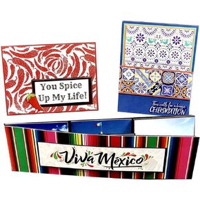 Reminisce Mexico Scrapbook Collection kit Paper Crafts, Multi Color Palette, 12x12 inches