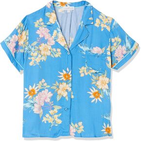 PJ Salvage Women's Notch Collar Top