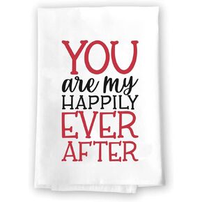 Decorative Kitchen and Bath Hand Towel | Valentines Day I Tolerate You | Winter Valentine's Day Themed | White Towel Home Decor Bathe Tea Towels Decorations | House Warming Gift Present