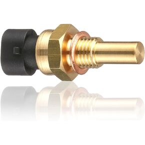 Pack-1 Car Contact Sensitive Engine ECT Temperature Sensor, Water Temperature Sensor, Replacement OEM No. 15404280 12191170 60811520 12608814 Accessories, Compatible with Delphi (Gold & Black)