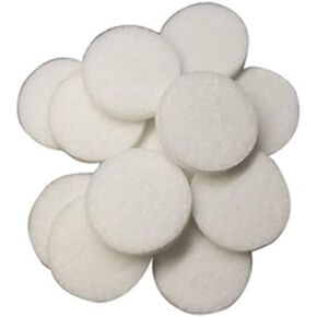 20 Pcs Cotton Pads For Car Air Vent Clips 16mm Aromatherapy Replacement Pads For Car Air Condition Clips Essential Oil Diffuser Pads For Auto Freshener Clips