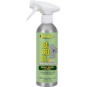 STAR BRITE ATTIA-Certified Pure Australian Tea Tree Oil - Natural Air Purifier Spray, 16 oz - Eliminates Odors, Ideal for Boats, RVs, Homes, and Offices (096516)