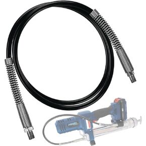 2024 Upgrade 1248HP High-pressure 48-inch hose fits all Lincoln PowerLuber models.　Compatible with 1218，1224，1230，1236．10, 000 PSI.(With Hp Coupler,Free dust cap)