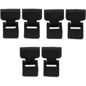 Mipcase Reptile Tank Reptile Tank 6 Pcs Reptile Reptile Feeding Box Buckles Glass Tank Escape Prevention Buckle Glass Turtle Terrarium Lock Buckles Glass Feeding Box Glass Pet Tank Reptile Supplies