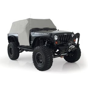 Smittybilt Water-Resistant Cab Cover with Door Flaps (Gray) - 1061
