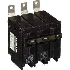 SIEMENS B340 40-Amp Three Pole 240-Volt 10KAIC Bolt in Breaker