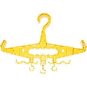 Advanced Wetsuit Hanger – Robust Dry Clothes BCD & Tactical Vest Storage Solution (Yellow)
