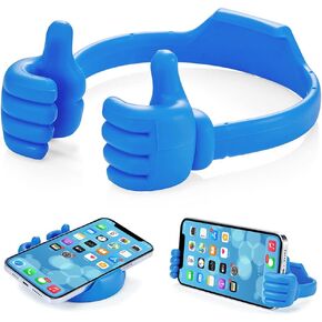 Thumbs Up Cell Phone Holder for Desk, Universal Flexible Cell Phone Stand for Tablet Holder, Cellphone Holder Smartphone Stand Holder for iPhone iPad Samsung and More (Purple)