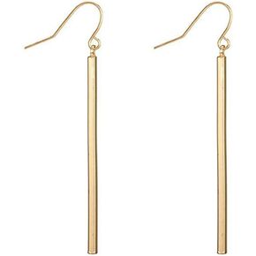 Long Dangle Earrings Trendy Tassel Drop Earrings Rectangular Ear Line Geometric Drop Earrings Threader Long Tassel Ear Stud Fashion Earrings Tassel Jewelry for Women Girls