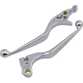 Kuryakyn 7421 Motorcycle Handlebar Accessory: Wide Style Clutch and Brake Trigger Levers for 1988-2019 Honda Motorcycles, Chrome, 1 Pair , Black