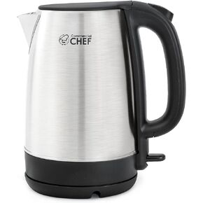 COMMERCIAL CHEF 1.7L Cordless Glass Kettle