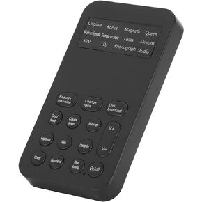 Sound Changer, Voice‑Changing Voice Changer, One‑Key Voice Change 12 Voice Beautification Male, Female Voice Baby, Loli Voice for Computer Mobile Phone