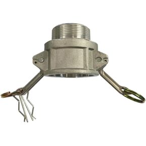 AF Hydro Aluminium Cam and Groove Hose Fitting, Type B Female Coupler x 1 1/2" NPT Male Thread, Pressure Rating up to 250 PSI, Quick Connect and Disconnect Fitting