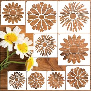 Birds Stencils for Painting Branch Bird Stencil Vine Template Paint Stencils for Painting on Wood Burning Art Craft Canvas Furniture Wall (8 Birds)