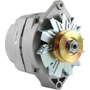 DB Electrical ADR0173 TRACTOR Generator 1-Wire ALTERNATOR w 1/2 Inch Pulley Compatible With/Replacement For John Deere Case /63 Amp, 12 Volt, CW