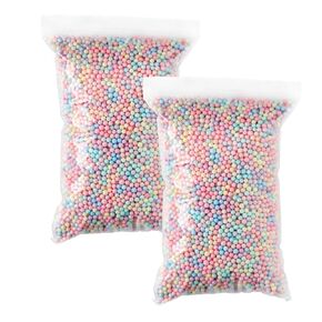 GALPADA Particles Colorful Foam Balls Fake Sprinkles Gift Box Filling DIY Macarons Fake Candy Cake Party Favors