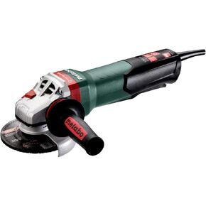 Metabo 4-1/2-Inch / 5-Inch Angle Grinder | 11,000 RPM | 12 Amp | AC/DC | Paddle Switch | Safety Clutch | M-Quick Wheel Change | Low Vibe Handle | Mechanical Brake | Drop Secure | WPB 13-125 Quick DS