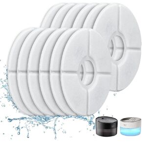 cat water fountain filter, 12 Packs Replacement Filters for E1 Infinity Cat Fountain, 6 Months Set of Replacement Filters for Pet Water Fountain Dog Dispenser