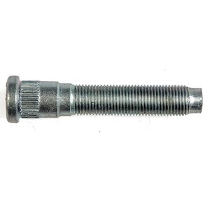 9/16-18 Serrated Wheel Stud - 0.677 In. Knurl, 3-9/32 In. Length