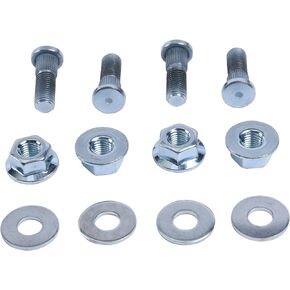 All Balls Racing Wheel Stud and Nut Kit 85-1034 Replacement For Kawasaki KFX 450 R 2008 2009 2010 2011-2014, KFX 700 V-Replacement Force 2004-2007-2009, KVF 650 Prairie 4x4 2002 2003