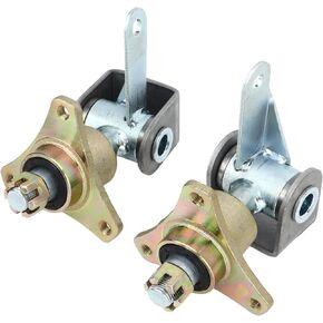Wheel Hub Bearing Flange,17mm 3 Stud Front Wheel Hubs Steering Spindle Steel Alloy for 6in Tires Quad Bike ATV Go Kart