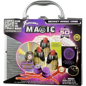 Fantasma Magic Secret Magic Case with Over 50 Tricks and Instructional DVD in Aluminum Carrying Case