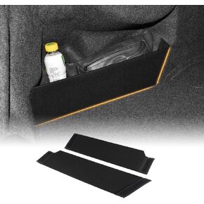 KUNGKIC Rear Trunk Organizer Side Divider For 2022 2023 2024 Subaru WRX VB S4 STI Car Organizer Interior Accessory 2 PCS