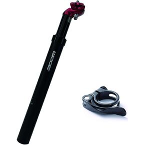 RUJOI Bike Seat Posts,Bike Adjustable Suspension Seatpost , Alumium Seatpost for MTB Road Bike,Quick Release seatpost clamp Included