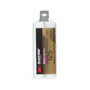 3M Scotch-Weld Epoxy Adhesive DP125, Translucent, Two-Part Epoxy, Flexible Adhesive, Noise Vibration Harshness, 48.5 mL (1.64 fl oz) Duo-Pak