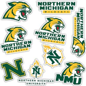 Desert Cactus Northern Michigan University NMU Wildcats Stickers Vinyl Decals Laptop Water Bottle Car Scrapbook T2 (Type 2)