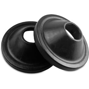 Yukauto Rear Coil Spring Insulators, Rear Upper Coil Spring Isolators Fit for 2007-2018 Jeep Wrangler JK JKU (1 pair)