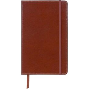 C.R. Gibson MJ5-4792DG Medium Brown Dot Grid Journal, 240pgs, 5.25'' W x 8.25'' H
