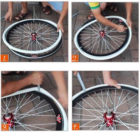 SENQI Fixed Gear Bicycle Solid Tires 700c x 23 in Saudi Arabia
