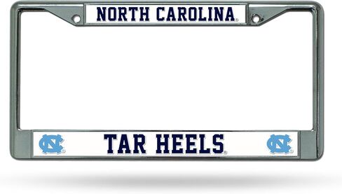 Rico Industries NCAA North Carolina Tar Heels Standard Chrome License Plate Frame, 6 x 12.25-inches in Saudi Arabia