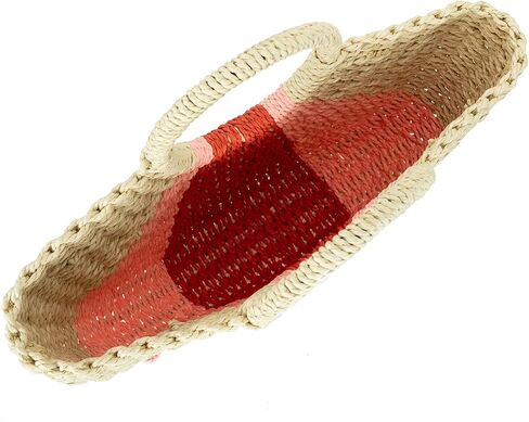 YYW Beach Straw Bag Summer Woven Straw Purse Handle Colorful Handbag Clutch Bag Tote Bag for Women in Saudi Arabia