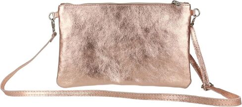 حقيبة يد جرلي للسيدات من جلد الثعبان الإيطالي وحقيبة يد من الجلد المعدني in Kuwait