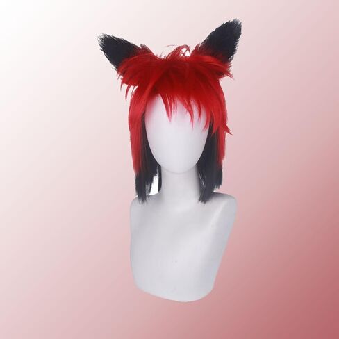 Alastor Cosplay Red Suit Cosplay Costumes Halloween Costumes with Gloves Role Play or Gift in Saudi Arabia