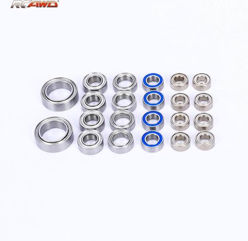 ترقيات مجموعة محامل الكرة RCAWD for TRAXXAS TRX4M، 22 قطعة من محمل RC الصلب للمدافع والبرونكو، أجزاء 1/18 #9745X #97054-1#97074-1 in Saudi Arabia