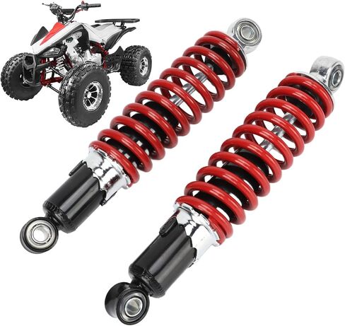 ممتص صدمات الدراجة النارية 250 مم، صدمات أمامية لحامل الحمل زنبركي، مقاوم للتآكل وقابل للتعديل، مثبط تعليق عالي القوة، لدراجة ترابية 50cc-125cc ATV Go Kar in Kuwait