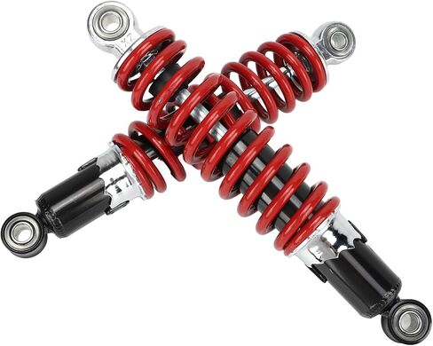 ممتص صدمات الدراجة النارية 250 مم، صدمات أمامية لحامل الحمل زنبركي، مقاوم للتآكل وقابل للتعديل، مثبط تعليق عالي القوة، لدراجة ترابية 50cc-125cc ATV Go Kar in Kuwait