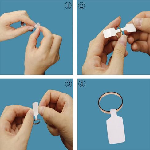 1000 Pcs Jewelry Tags Jewelry Price Tags Jewelry Stickers Jewelry Repair Indentification Tags (Kraft Paper, Rectangle) in Saudi Arabia