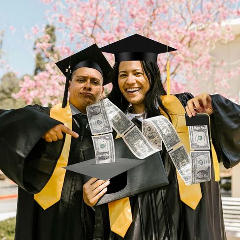 BUAEL Graduation Cap Money for Cash Gift,Surprise Graduation Gift，Class of 2024 Graduation Cap Money Gift Box, Funny Graduation Gifts for Boys Girls High School College,Cap Gift for Graduation (Aa) in Kuwait