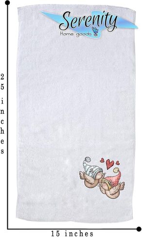 Decorative Kitchen and Bath Hand Towel | Valentines Day I Tolerate You | Winter Valentine's Day Themed | White Towel Home Decor Bathe Tea Towels Decorations | House Warming Gift Present in Saudi Arabia