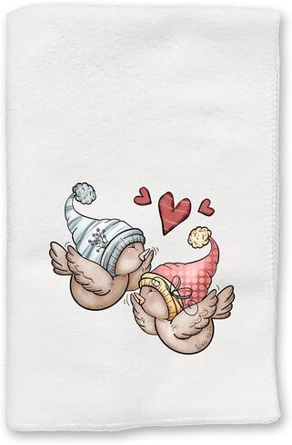 Decorative Kitchen and Bath Hand Towel | Valentines Day I Tolerate You | Winter Valentine's Day Themed | White Towel Home Decor Bathe Tea Towels Decorations | House Warming Gift Present in Saudi Arabia