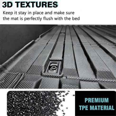 Truck Bed Mat Compatible with Tesla Cybertruck TPE Environmentally Friendly wear-Resistant Material Cybertruck Accessories Heavy-Duty Truck Bed mat (Trunk mat) in Saudi Arabia