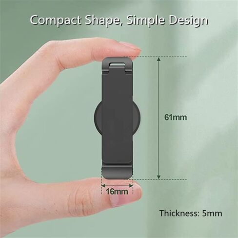 Smartphone Stand WUZMINR Kickstand 360°Rotation Adjustable Vertical Horizontal Placement Mobile Phone With 3M Tape Compatible Iphone / Android Ipad Etc. (4-8 Inch)(1 Pack), Black,1 Pack in Saudi Arabia