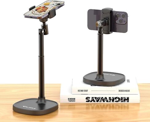 Cell Phone Stand, Ulanzi Height Adjustable Phone Holder, Desk Phone Stand for All Mobile Phone, Desk Phone Holder for iPhone 14/13/12 Pro/XS Max/XR, Samsung Galaxy S22/S21/S20/S10 and Other Phones in Kuwait