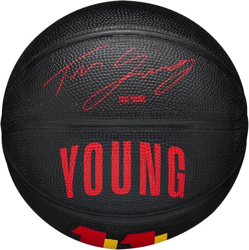 ويلسون لكرة السلة، NBA Player Icon Mini، تراي يونج، أتلانتا هوكس، خارجي وداخلي in Saudi Arabia