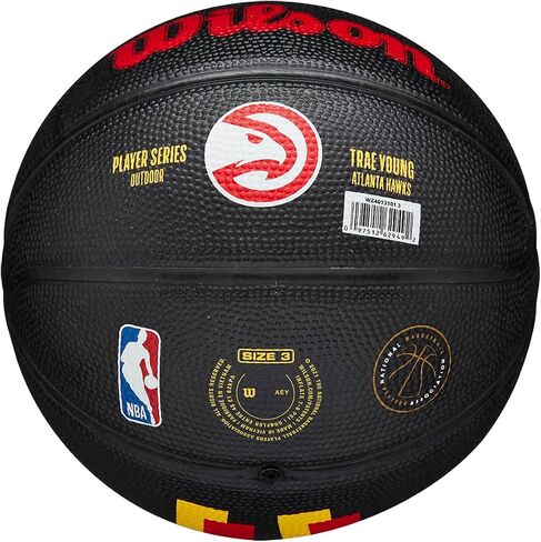 ويلسون لكرة السلة، NBA Player Icon Mini، تراي يونج، أتلانتا هوكس، خارجي وداخلي in Saudi Arabia