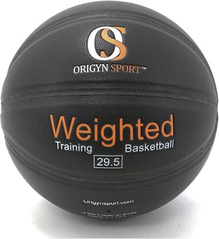 Origyn Sport - Weighted Basketball, 3-lb Outdoor or Indoor Basketball for Basketball Training, Microfiber Composite Leather Weighted Ball, Basketball Equipment for Ball Control, Basketball 29.5 in Saudi Arabia